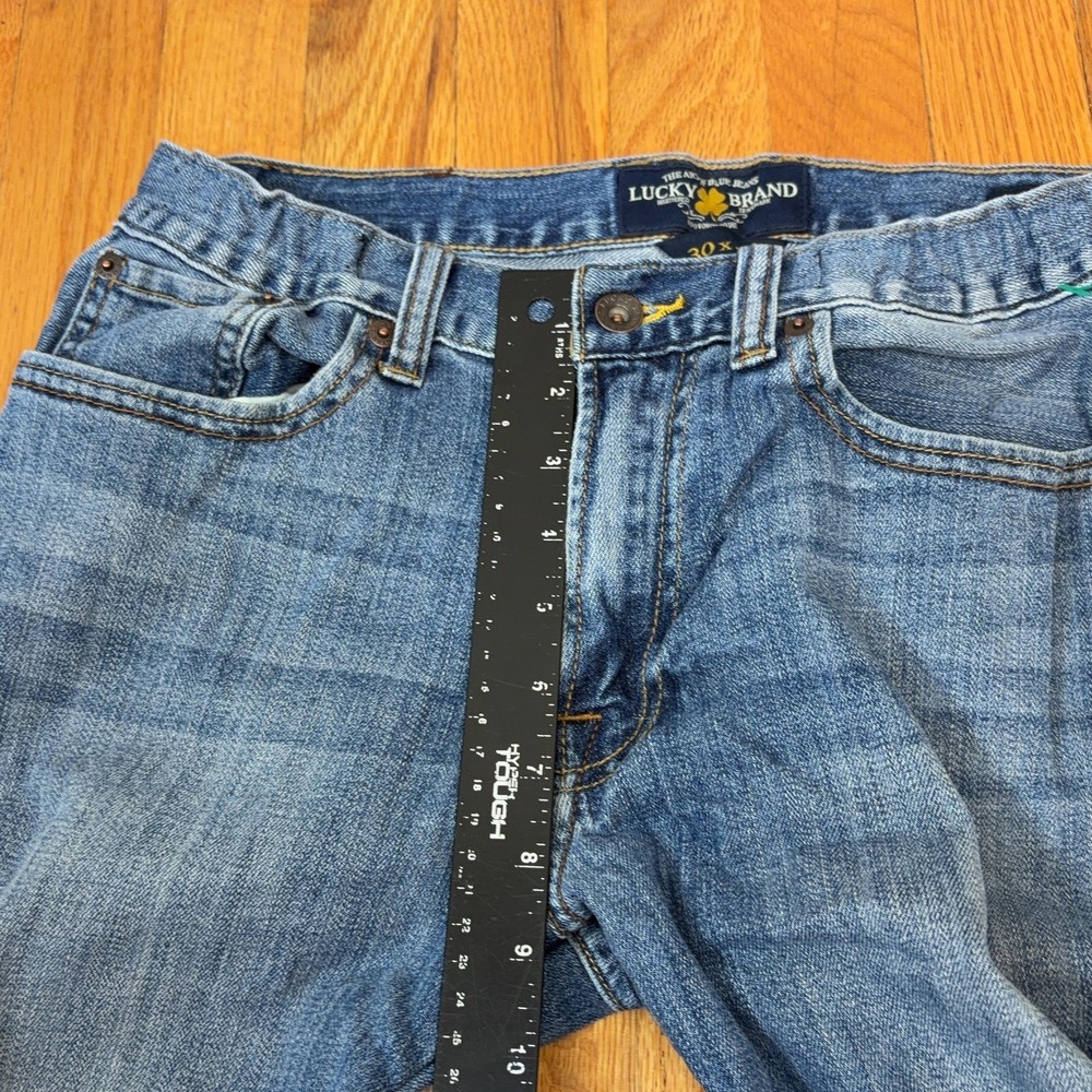 Lucky Brand 363 Vintage Straight Jeans Mens 30x30 Blue Medium Wash Denim Casual - Picture 7 of 9